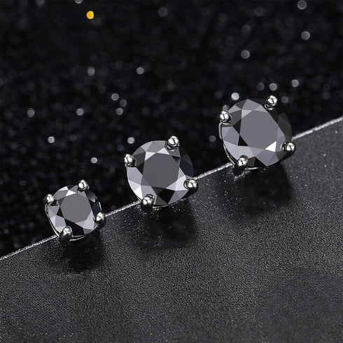 MJ-55 D Color Moissanite Lab Diamond Stud Earring For Women 925 Sterling Silver Wedding Engagement Ear Studs Jewelry